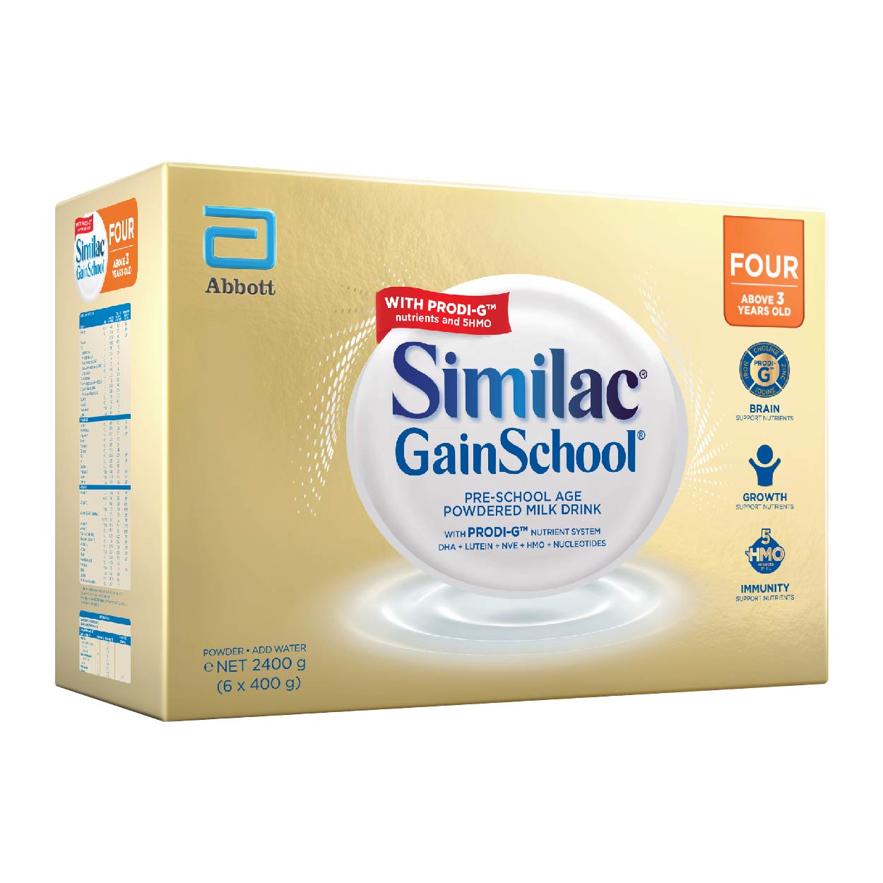 Similac GainSchool Four Pre-School Powdered Milk Drink 2.4kg
