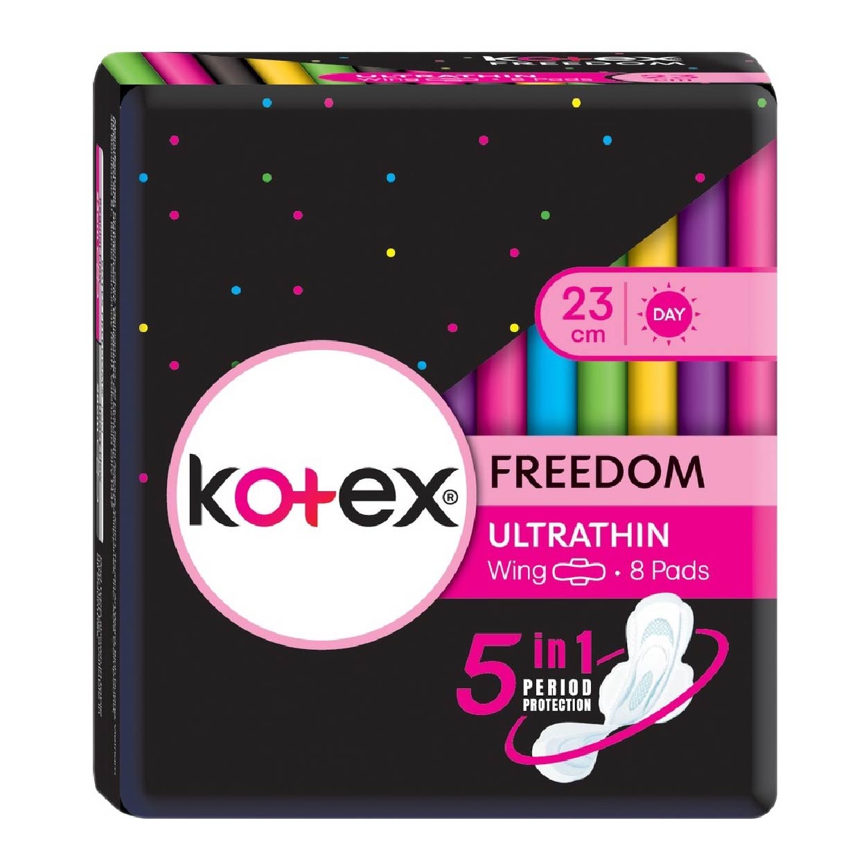 Kotex Freedom Napkin Ultrathin Day 23cm with Wings 8s