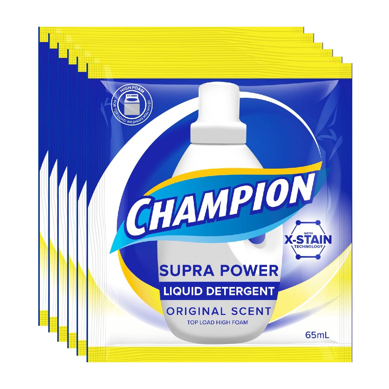 Champion Liquid Detergent SupraPower HighFoam OriginalScent6x65ml
