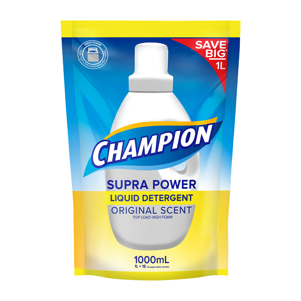 Champion Liquid Detergent Supra Power Original Scent Ref1L/1000ml
