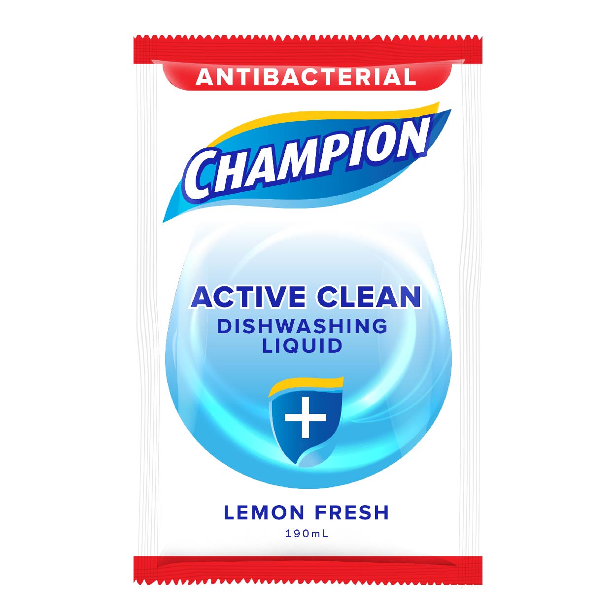 Champion Dishwashing Liquid Antibacterial Lemon Fresh Refill190ml