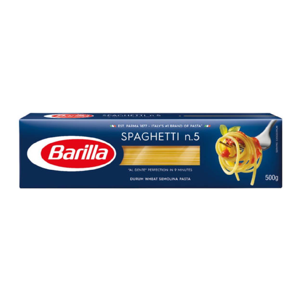 Barilla Spaghetti n.5 Durum Wheat Semolina Pasta 500g