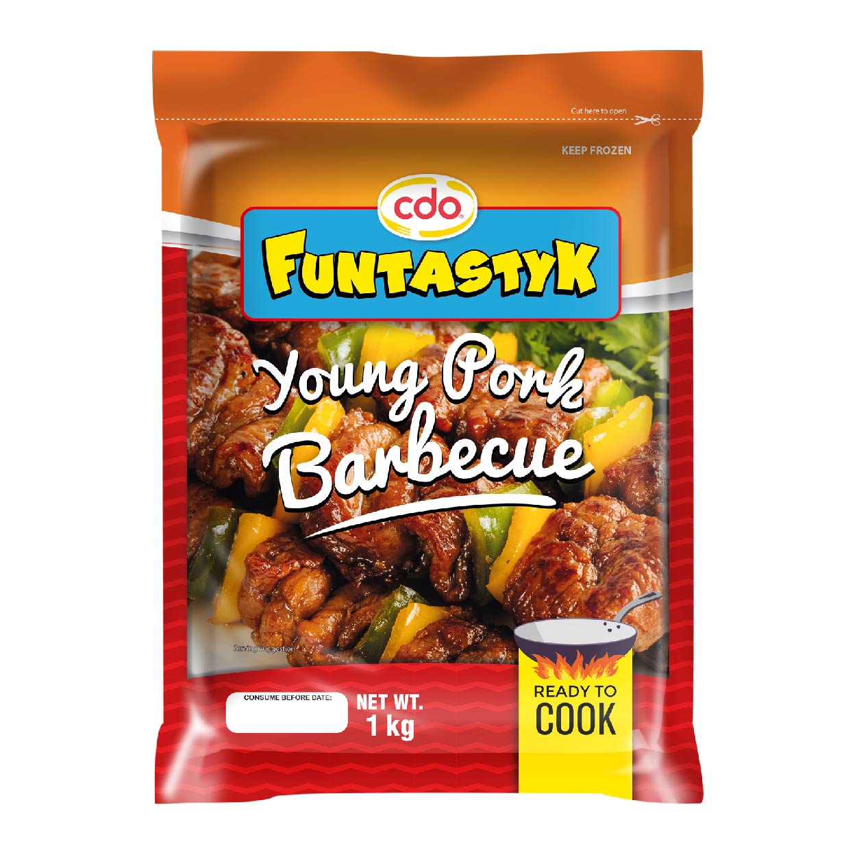 CDO Funtastyk Ready To Cook Young Pork Barbecue 1kg