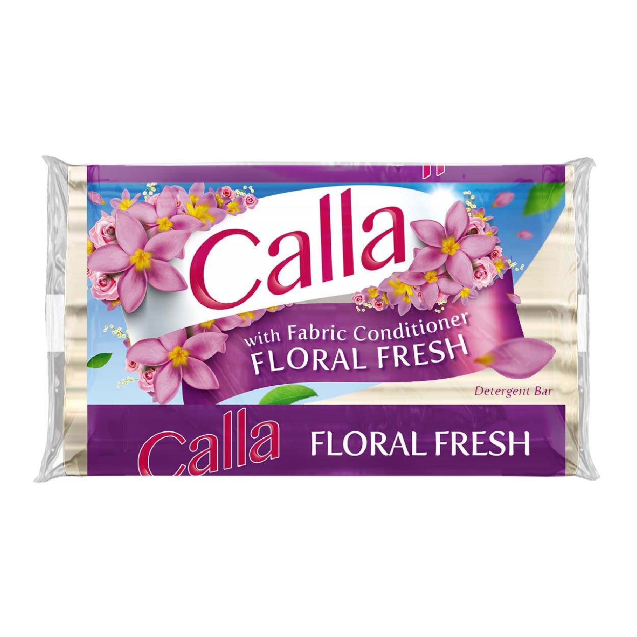 Calla Detergent Bar with Fabric Conditioner Floral Fresh 130g