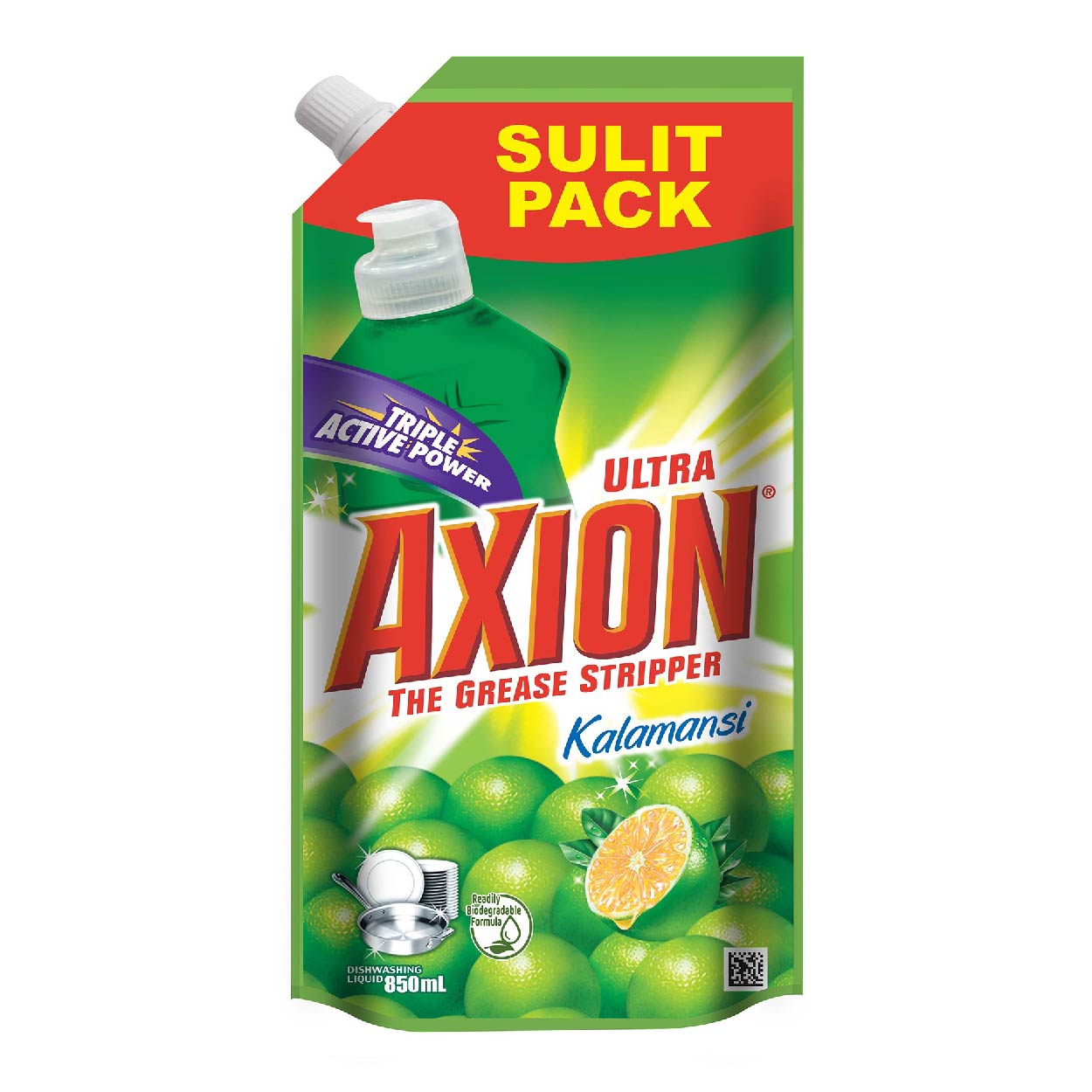 Axion Dishwashing Liquid Kalamansi Refill 850ml