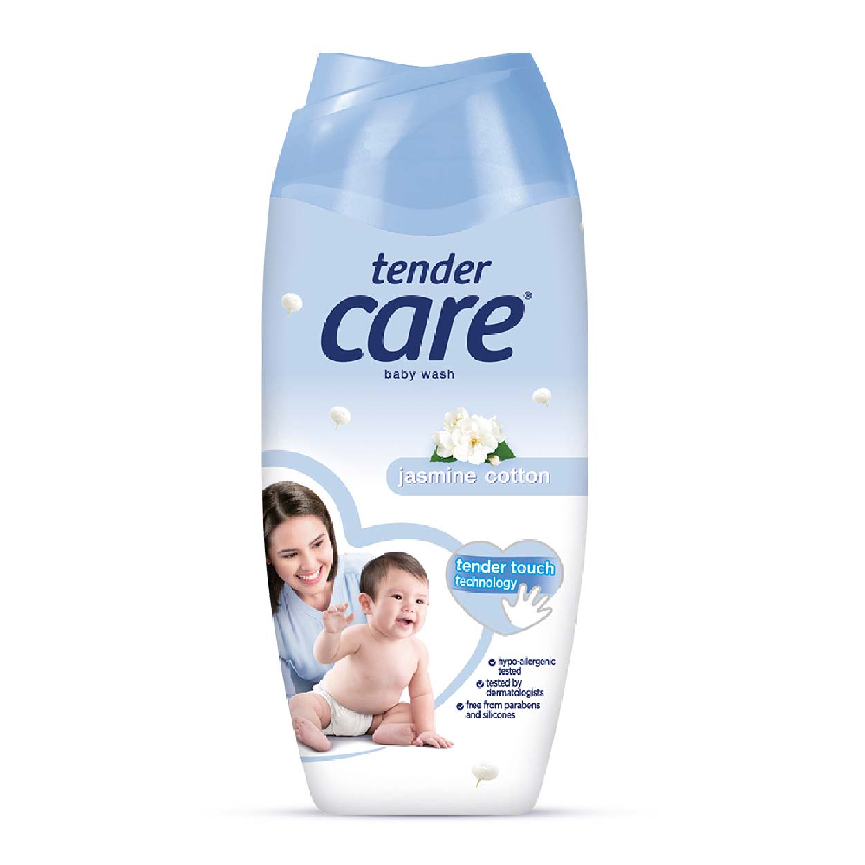 Tender Care Hypo Allergenic Baby Wash Jasmine Cotton 200ml