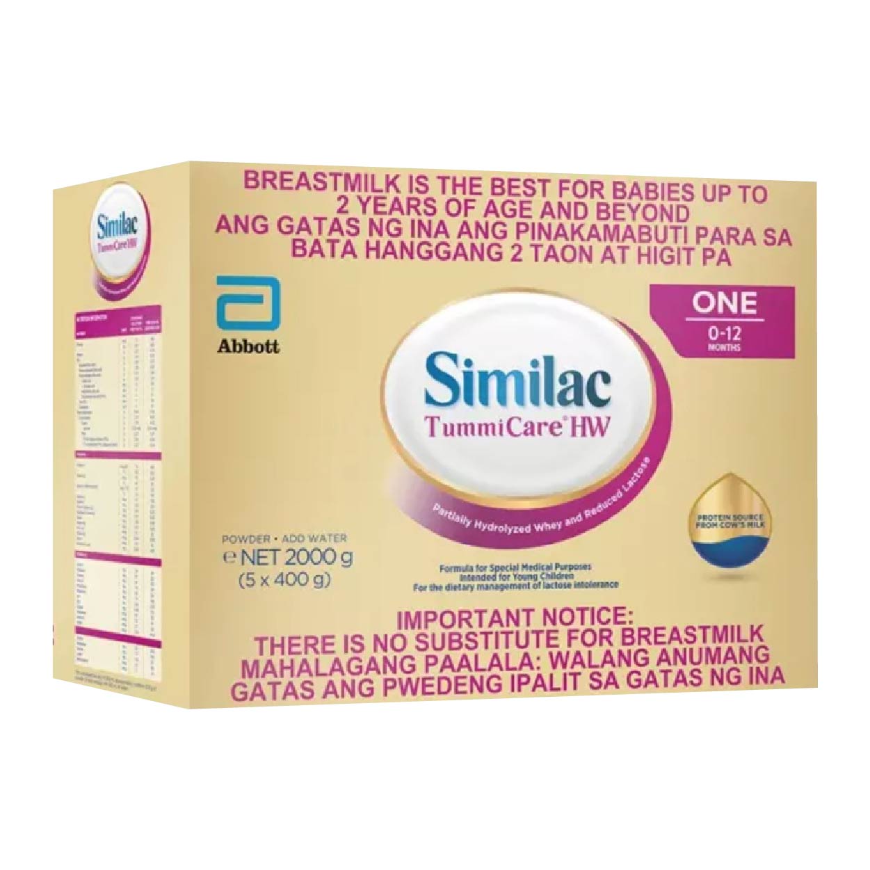 Similac TummiCare HW One Infant Formula 0-12 months 2kg