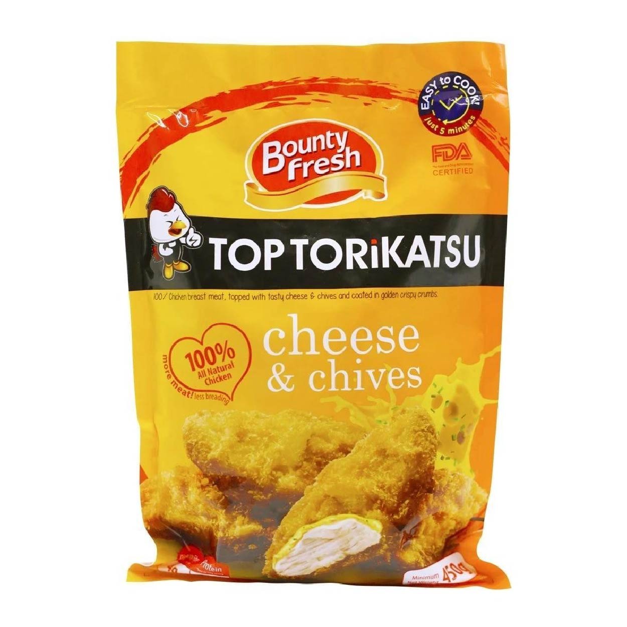 Bounty Fresh Chicken Top Torikatsu Cheese & Chives 450g