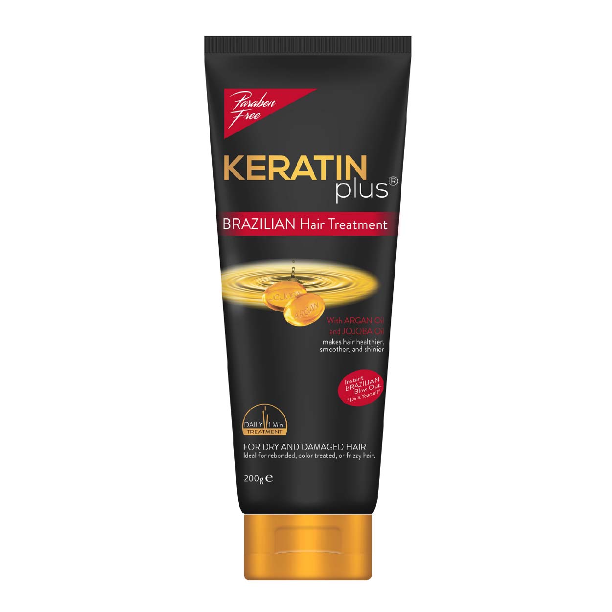 Keratin Plus Brazilian Hair Treatment Argan Oil & Jojoba Oil 200g