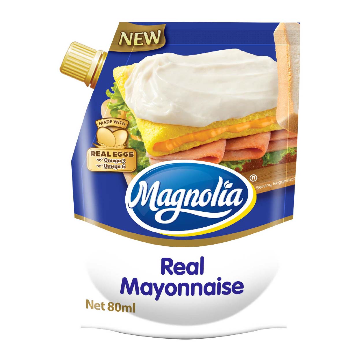 Magnolia Real Mayonnaise Resealable Pouch 80ml