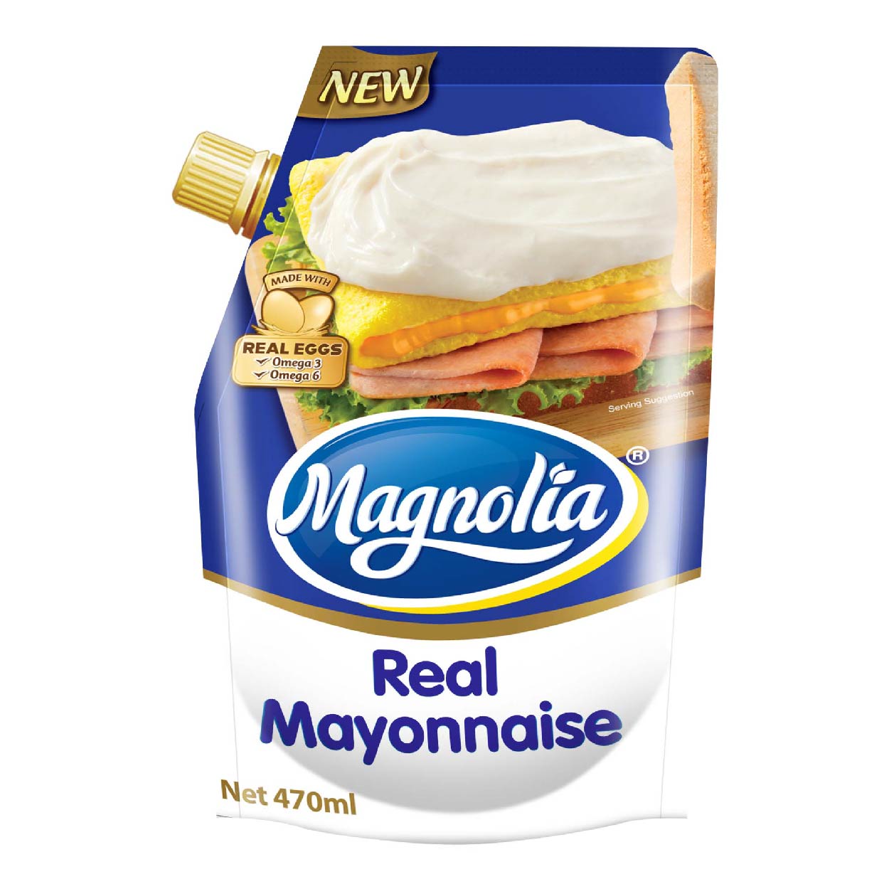 Magnolia Real Mayonnaise Resealable Pouch 470ml