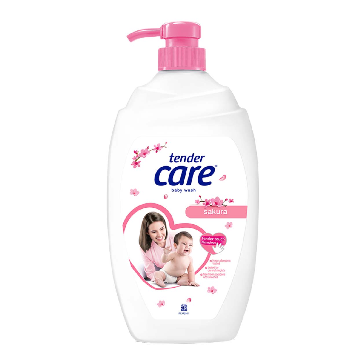 Tender Care Hypo Allergenic Baby Wash Sakura Scent 1L Pump