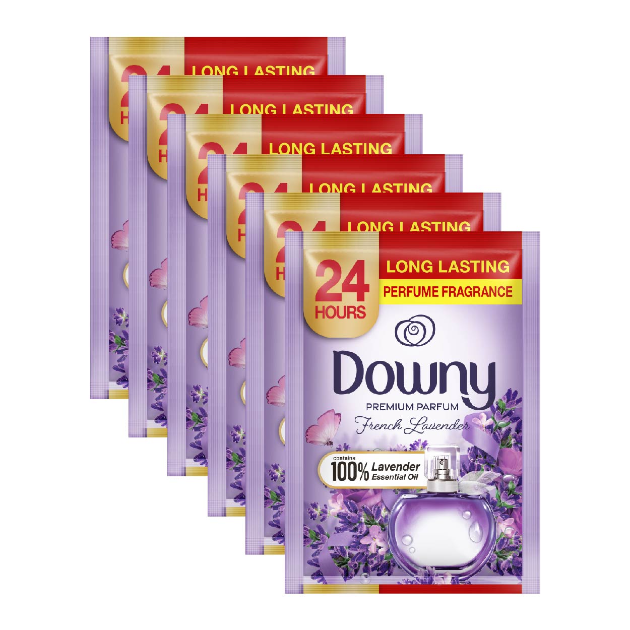 Downy Premium Parfum Fabric Conditioner French Lavender 6x20ml