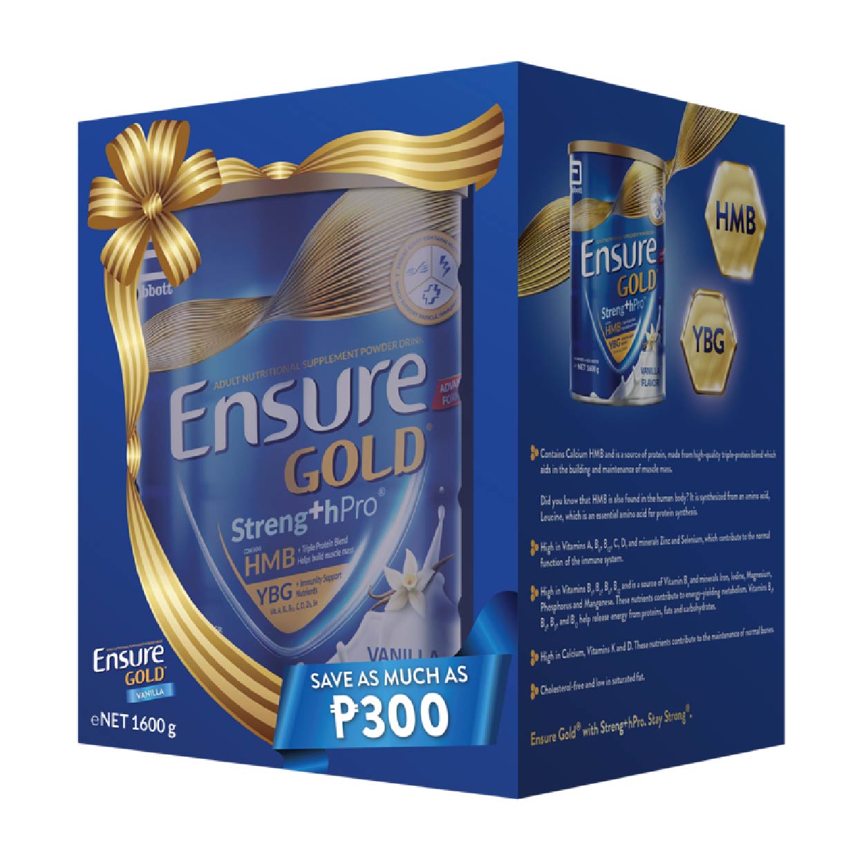 Ensure Gold StrengthPro Adult Powder Drink Vanilla 1600g SAVE