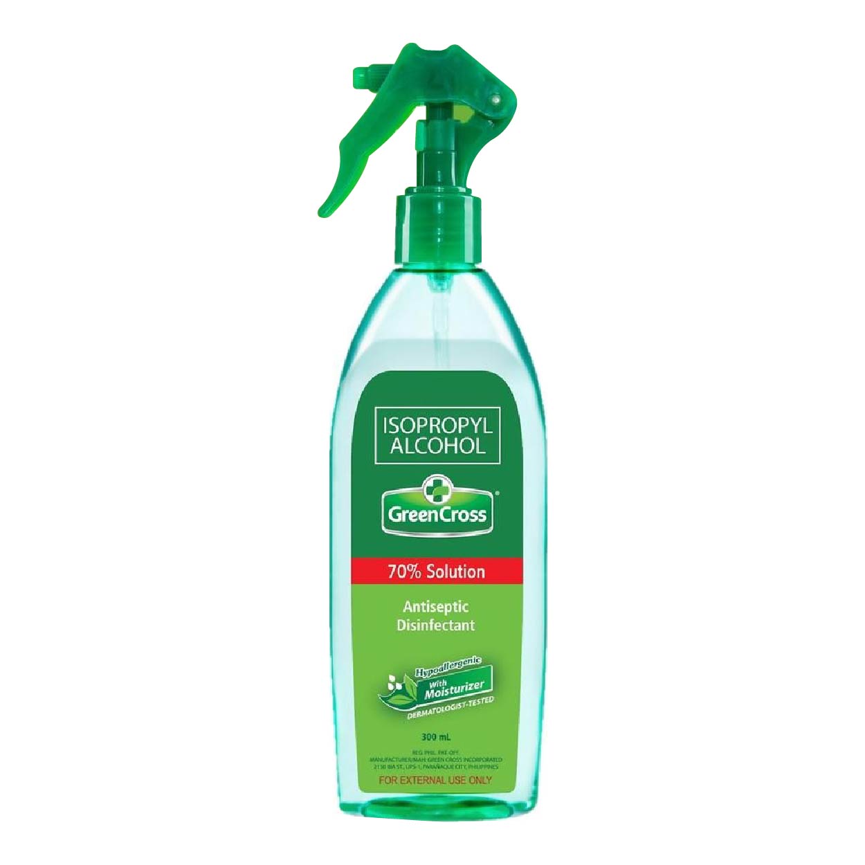 Green Cross 70% Isopropyl Alcohol with Moisturizer Spray 300ml