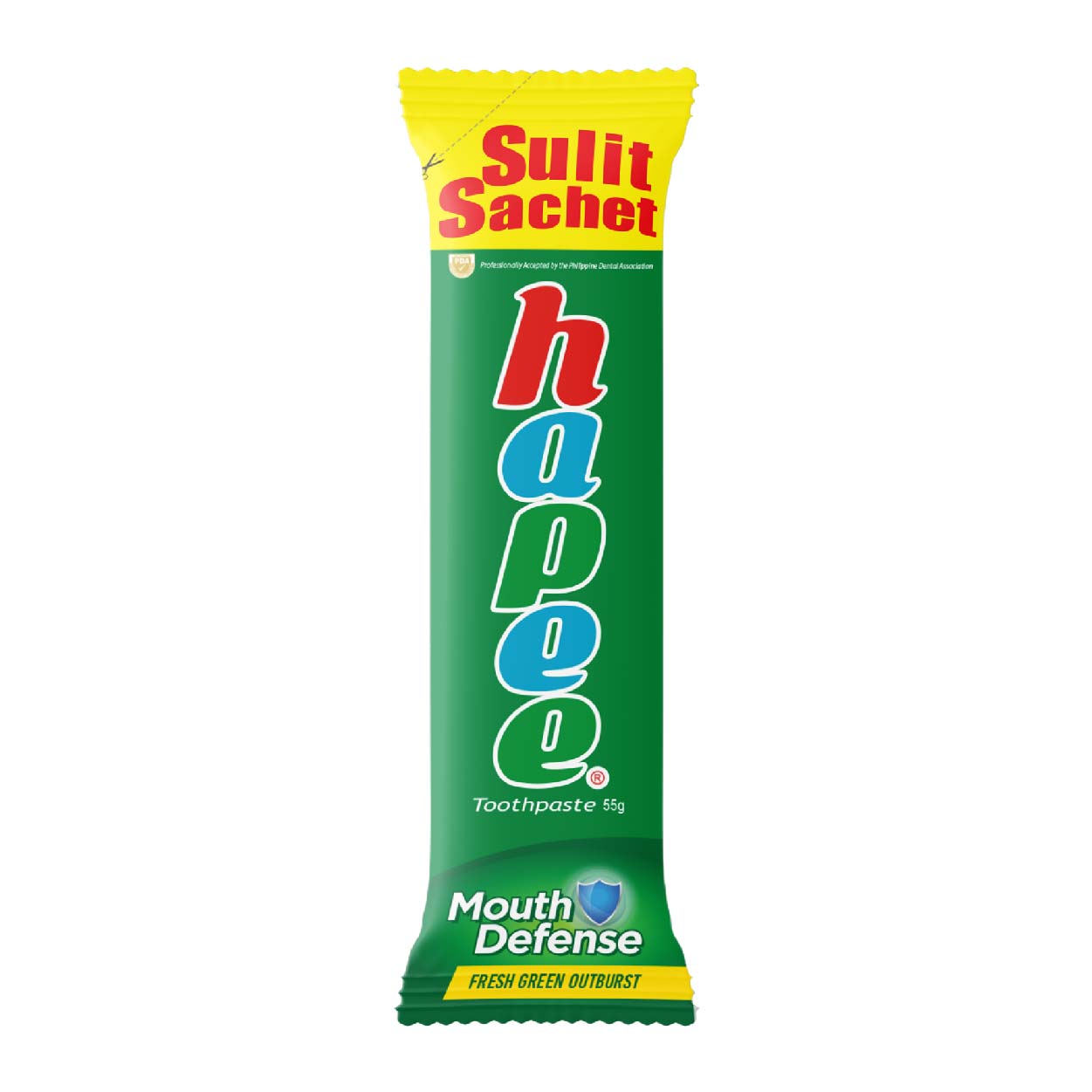 Hapee Toothpaste Fresh Green Outburst Sulit Sachet 55g