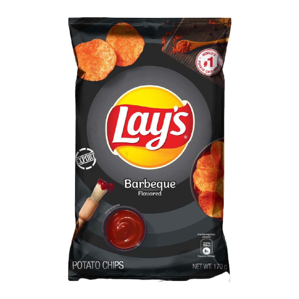 Lay's Barbeque Flavored Potato Chips 170g