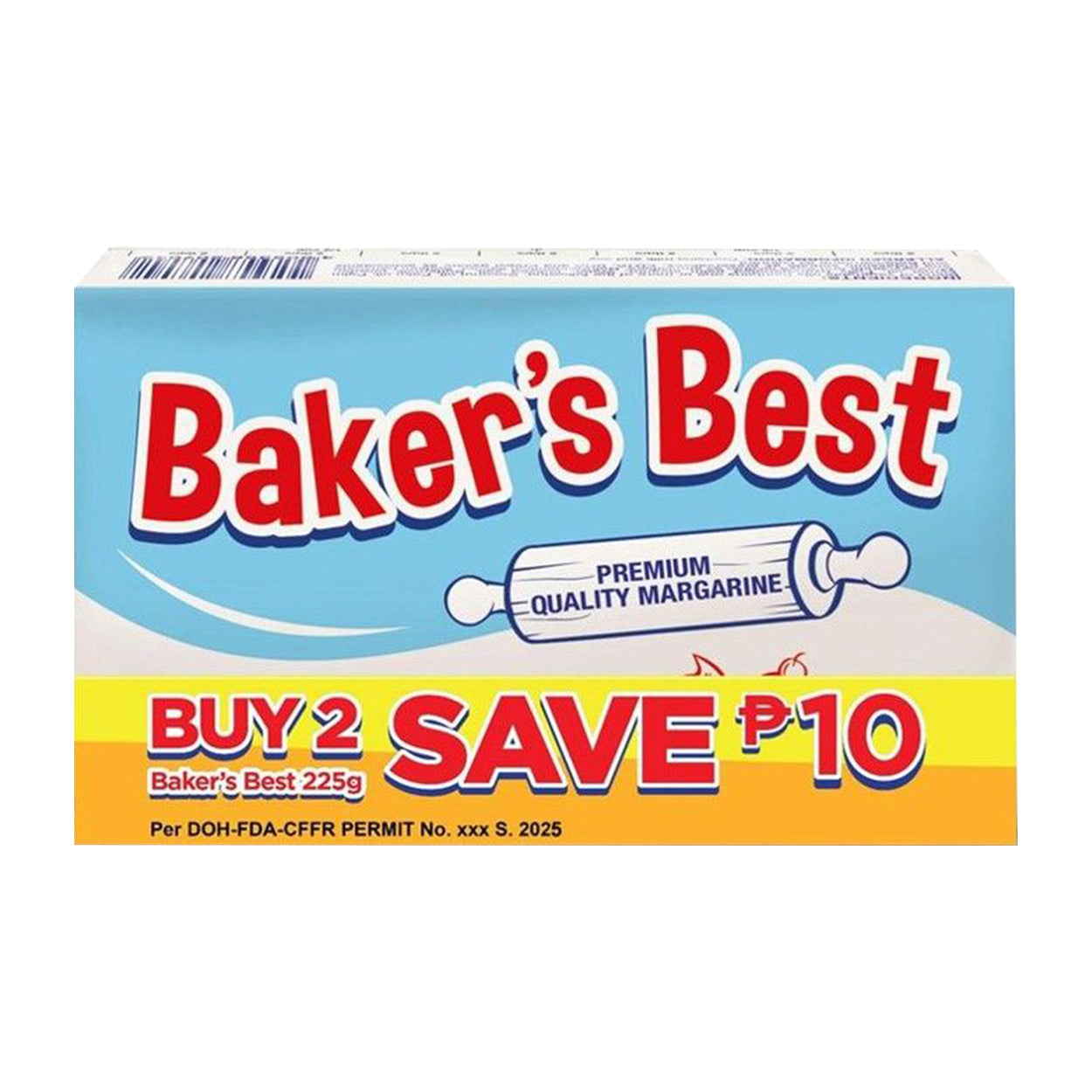 Magnolia Baker's Best Premium Margarine 2 x 225g SAVE