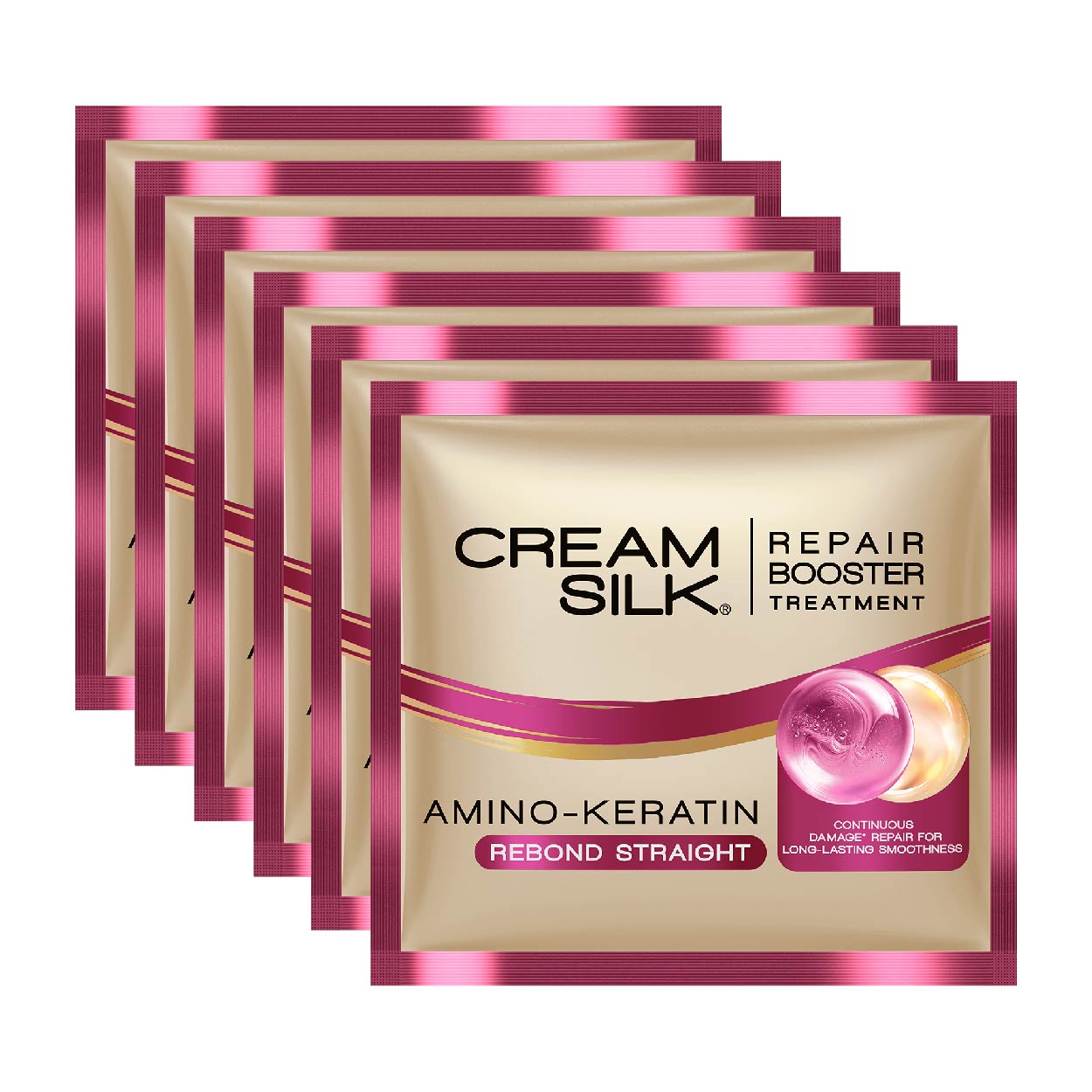 Cream Silk RepBoosterTreatment AminoKeratin RebondStraight 6x18ml
