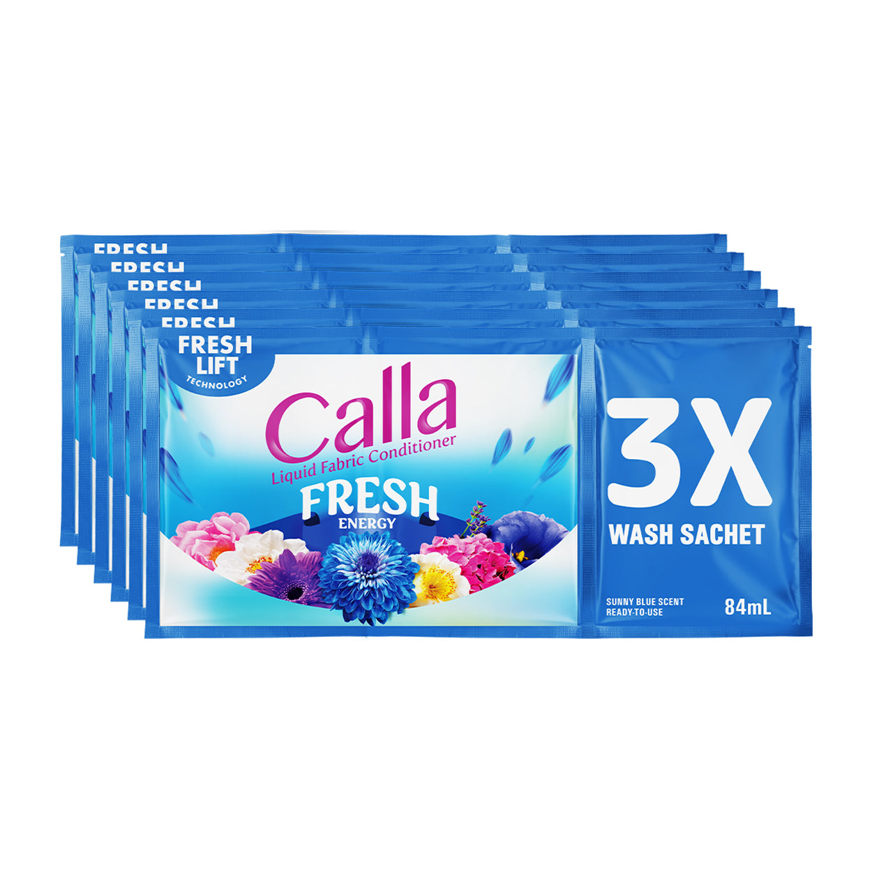 Calla Fabric Conditioner Fresh Energy 6x84ml
