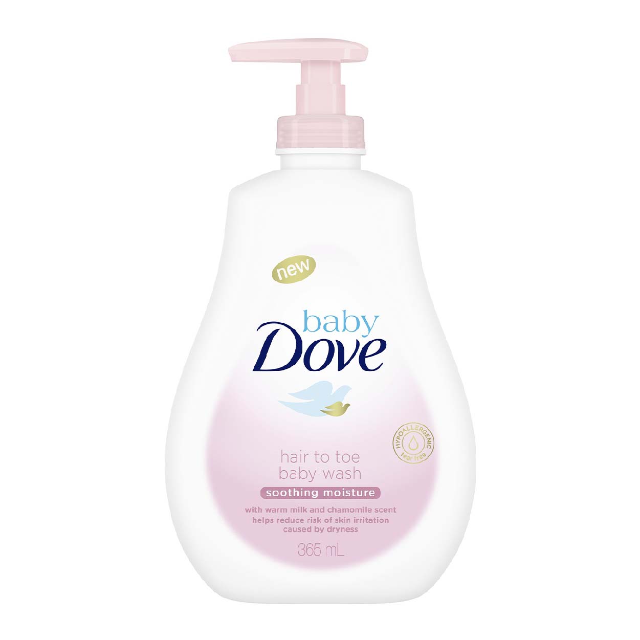 Baby Dove Hair To Toe Baby Wash Soothing Moisture 365ml