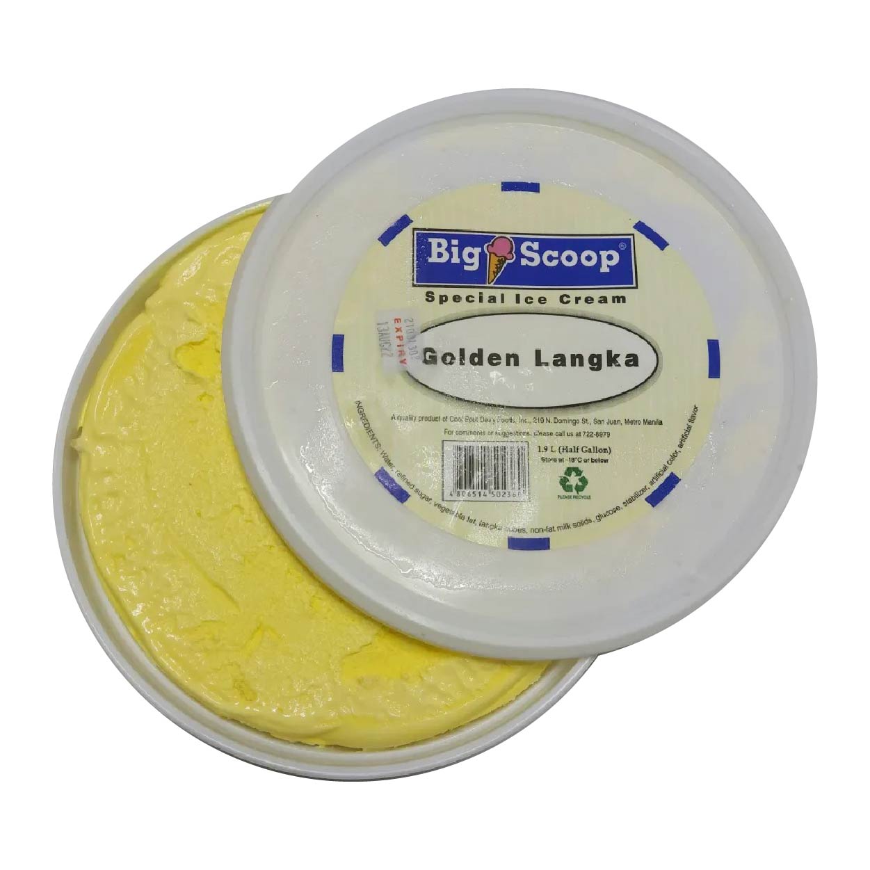 Big Scoop Special Golden Langka Ice Cream1.9L