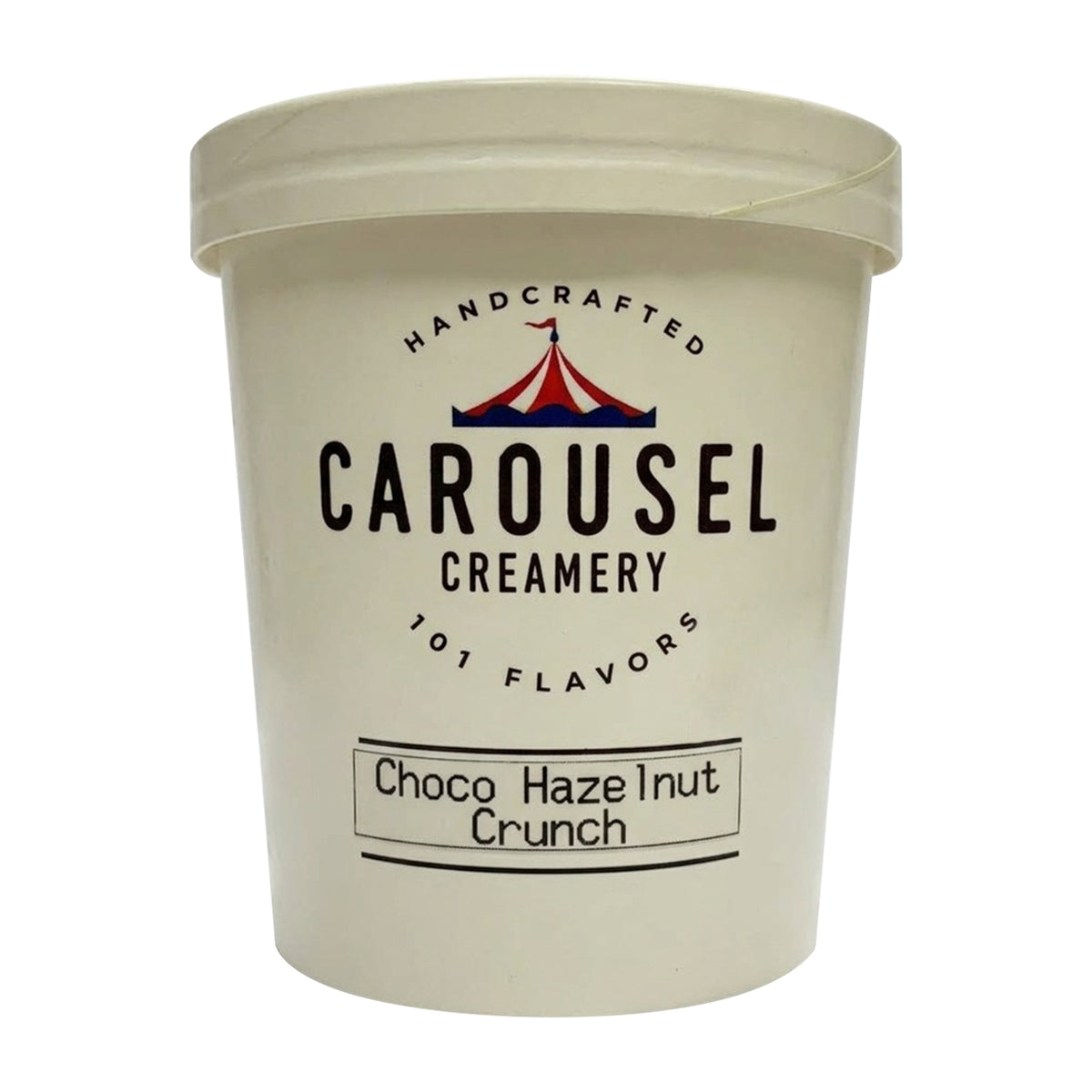 Carousel Creamery Choco Hazelnut Crunch Ice Cream Pint 473ml