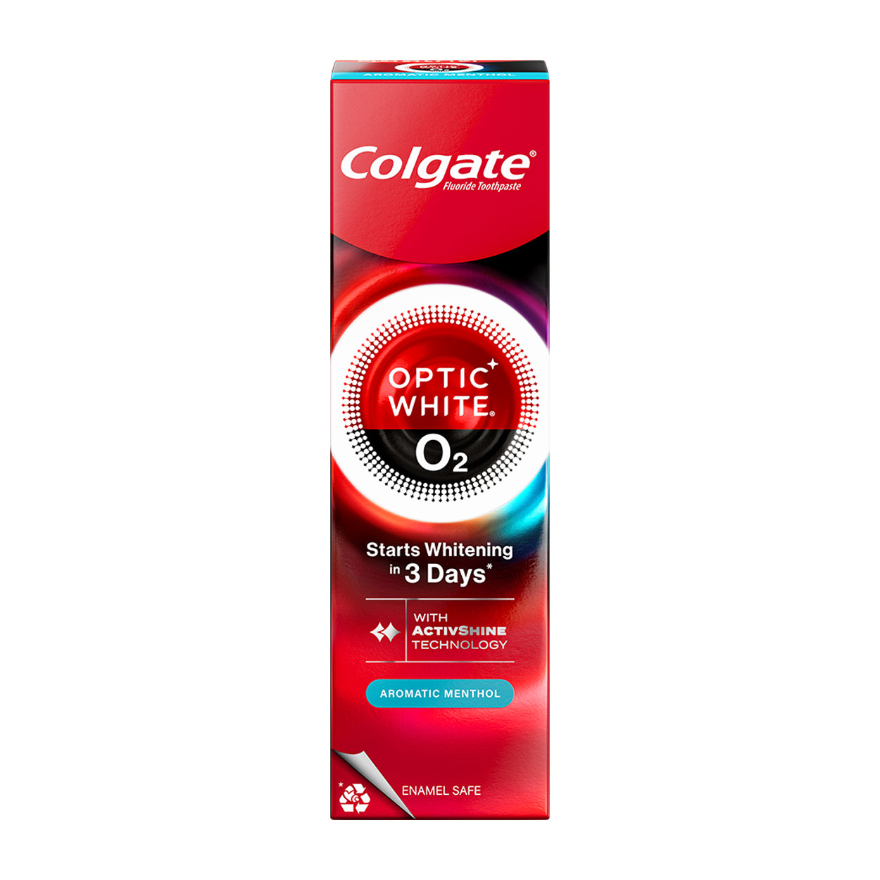 Colgate Toothpaste Optic White O2 Aromatic Menthol 85g