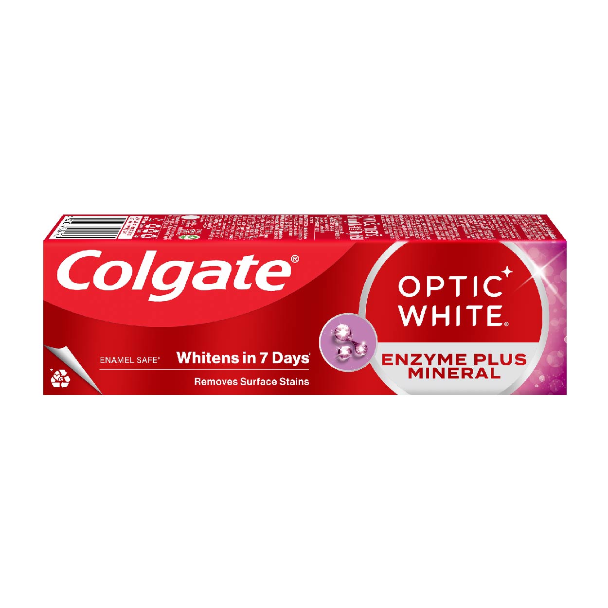 Colgate Toothpaste Optic White Enzyme Plus Mineral 80g