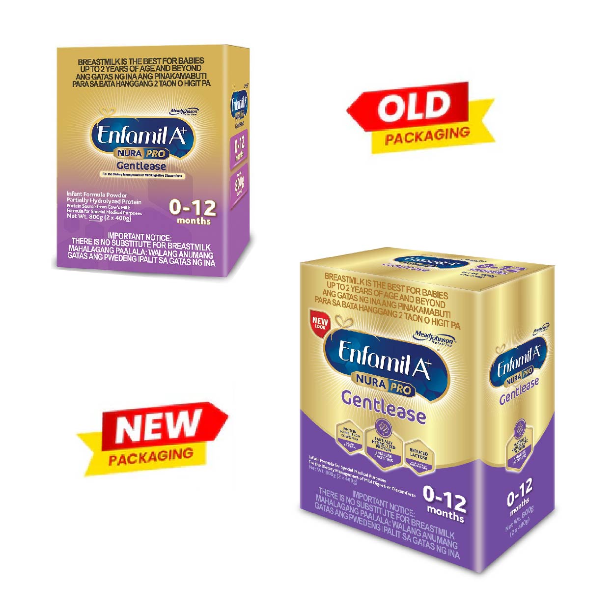 Enfamil A+ NuraPro Gentlease Infant Formula 0-12 months 800g