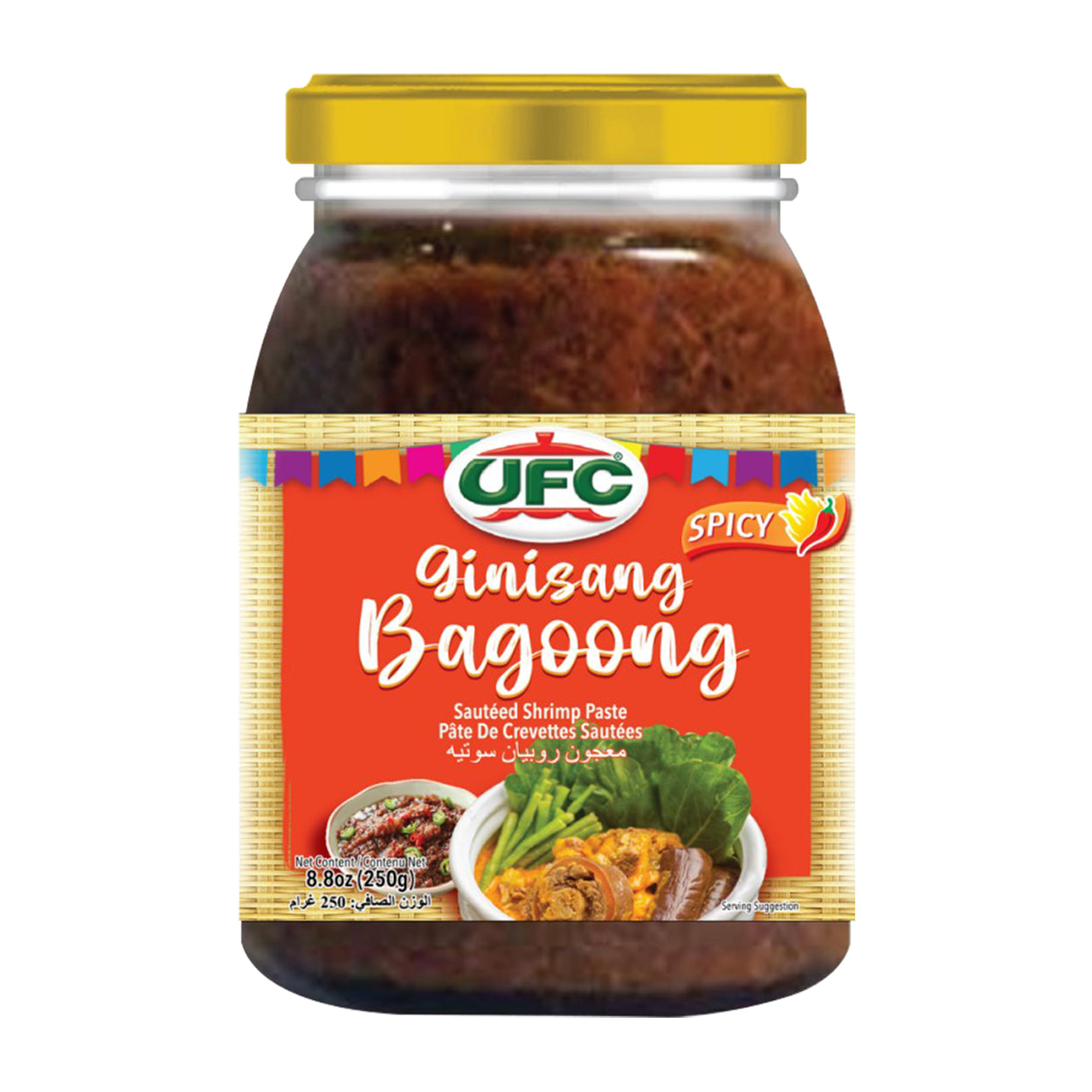 UFC Ginisang Bagoong Sauteed Shrimp Paste Spicy 250g