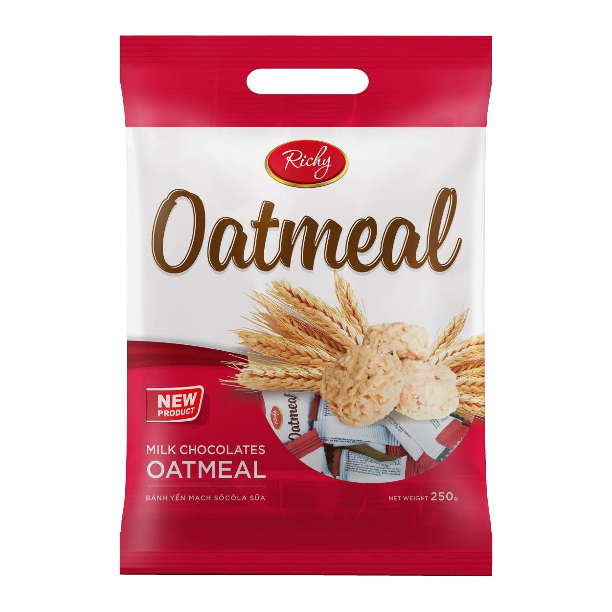 Richy Oatmeal Mini Bites Milk Chocolate 250g
