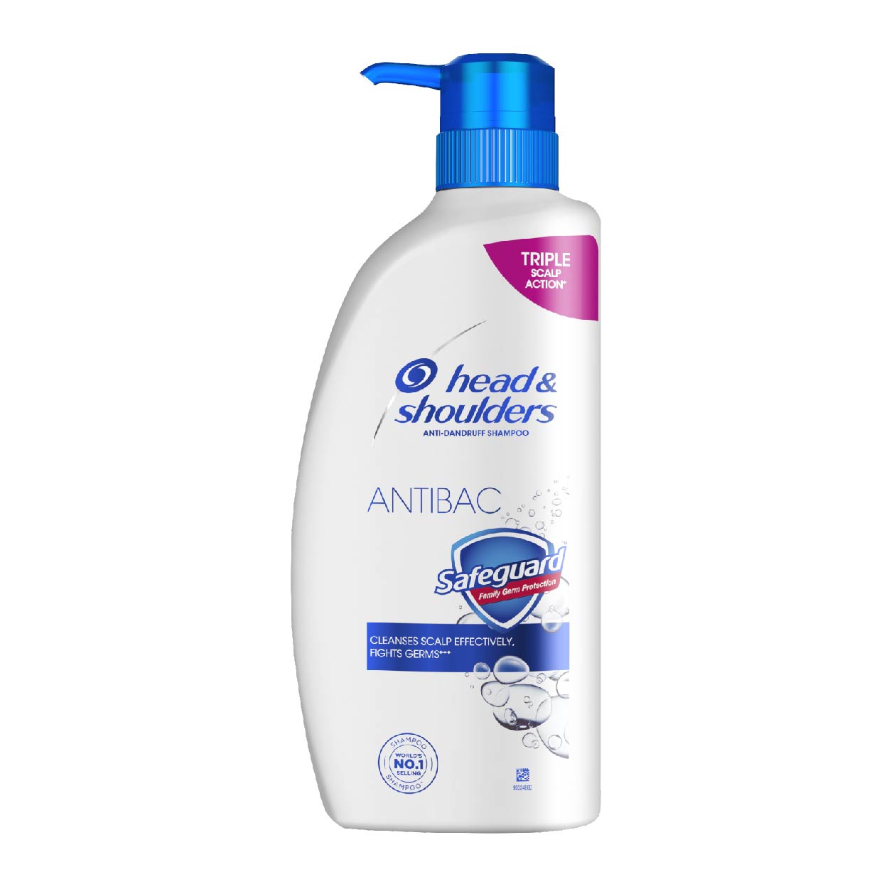 Head & Shoulders Anti Dandruff Shampoo Antibac Safeguard 850ml