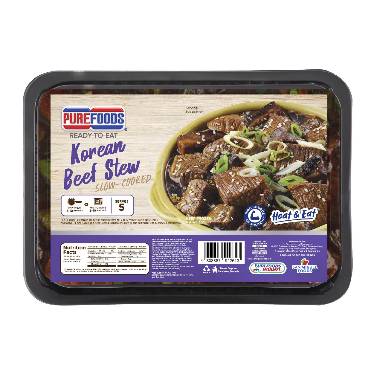 Purefoods Heat & Eat Korean Beef Stew 500g