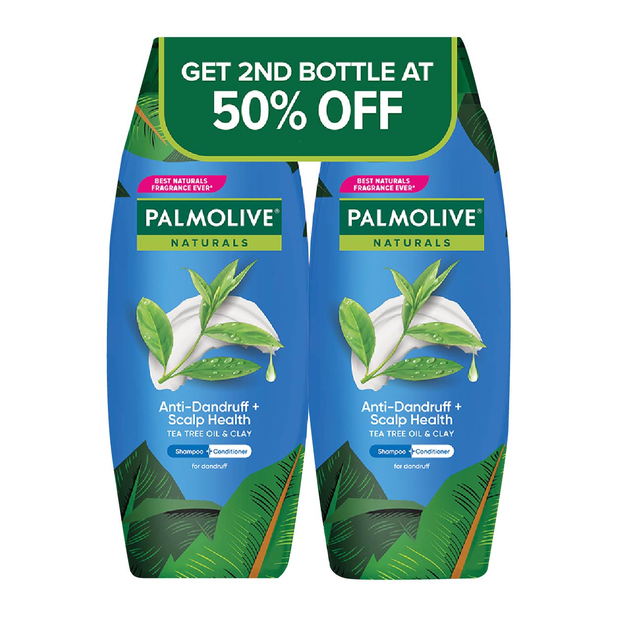 Palmolive Naturals Shampoo AntiDandruff 180ml 2nd Bottle @50%Off