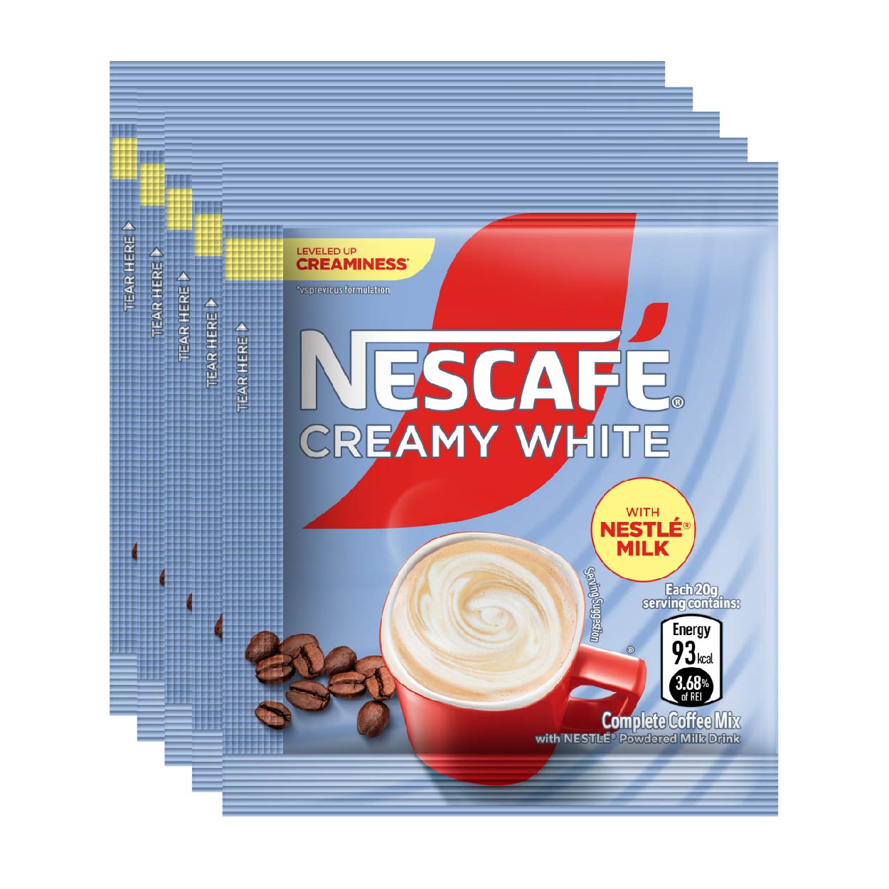 Nescafe 3 in 1 Creamy White Coffee Mix 5x20g