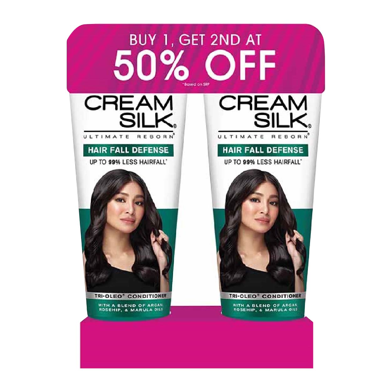 Cream Silk Conditioner HairFall Defense Green 180ml 2nd at 50%Off