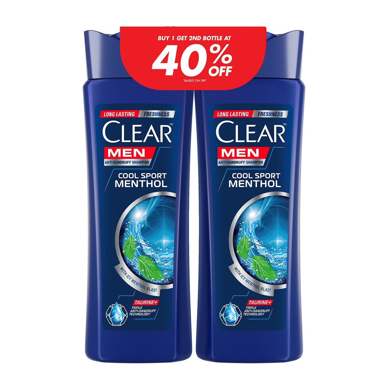 Clear Men Anti Dandruff Shampoo CoolSportMenthol170ml 2ndat40%Off