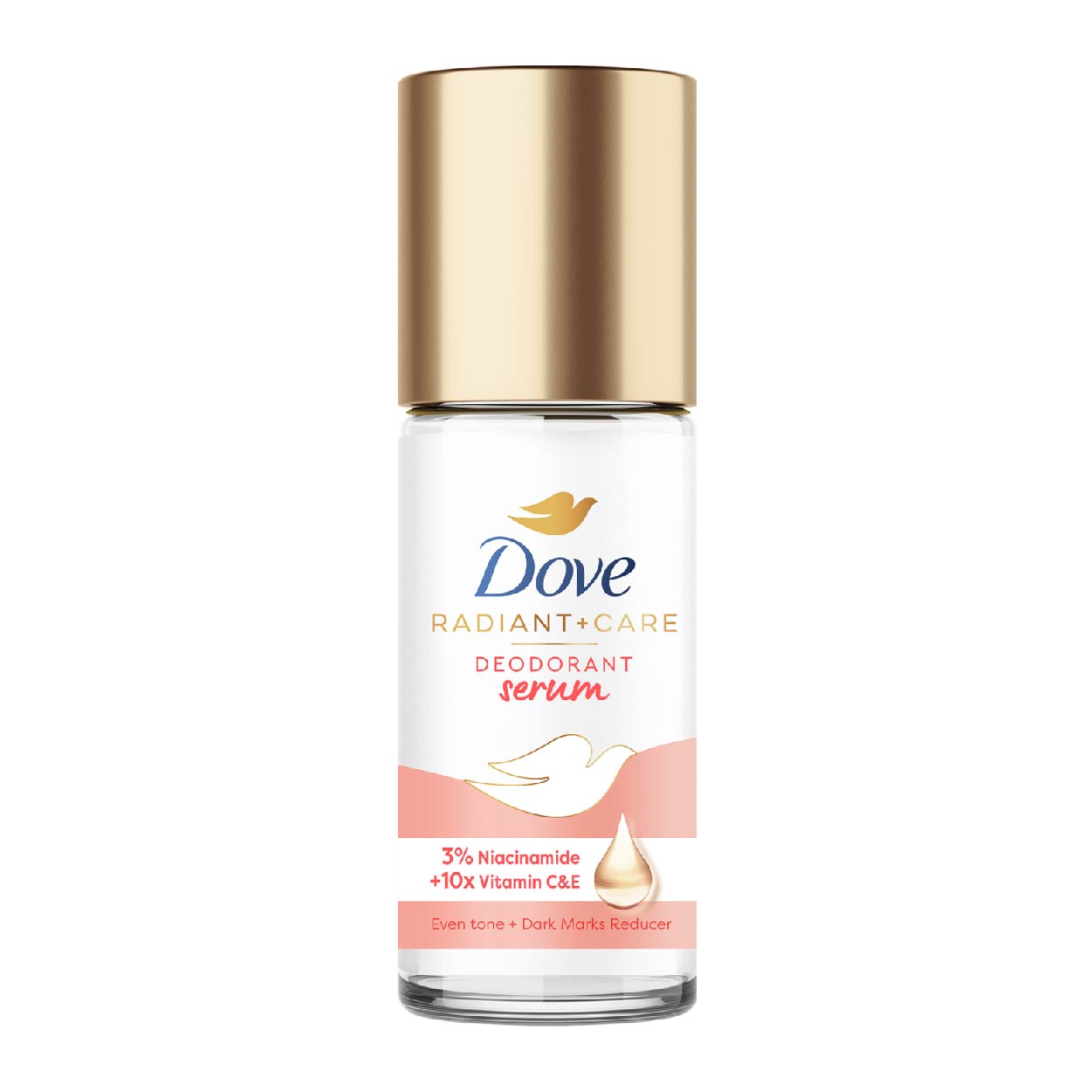 Dove Women Deodorant Roll On Serum Niacinamide + Vitamin C&E 45ml