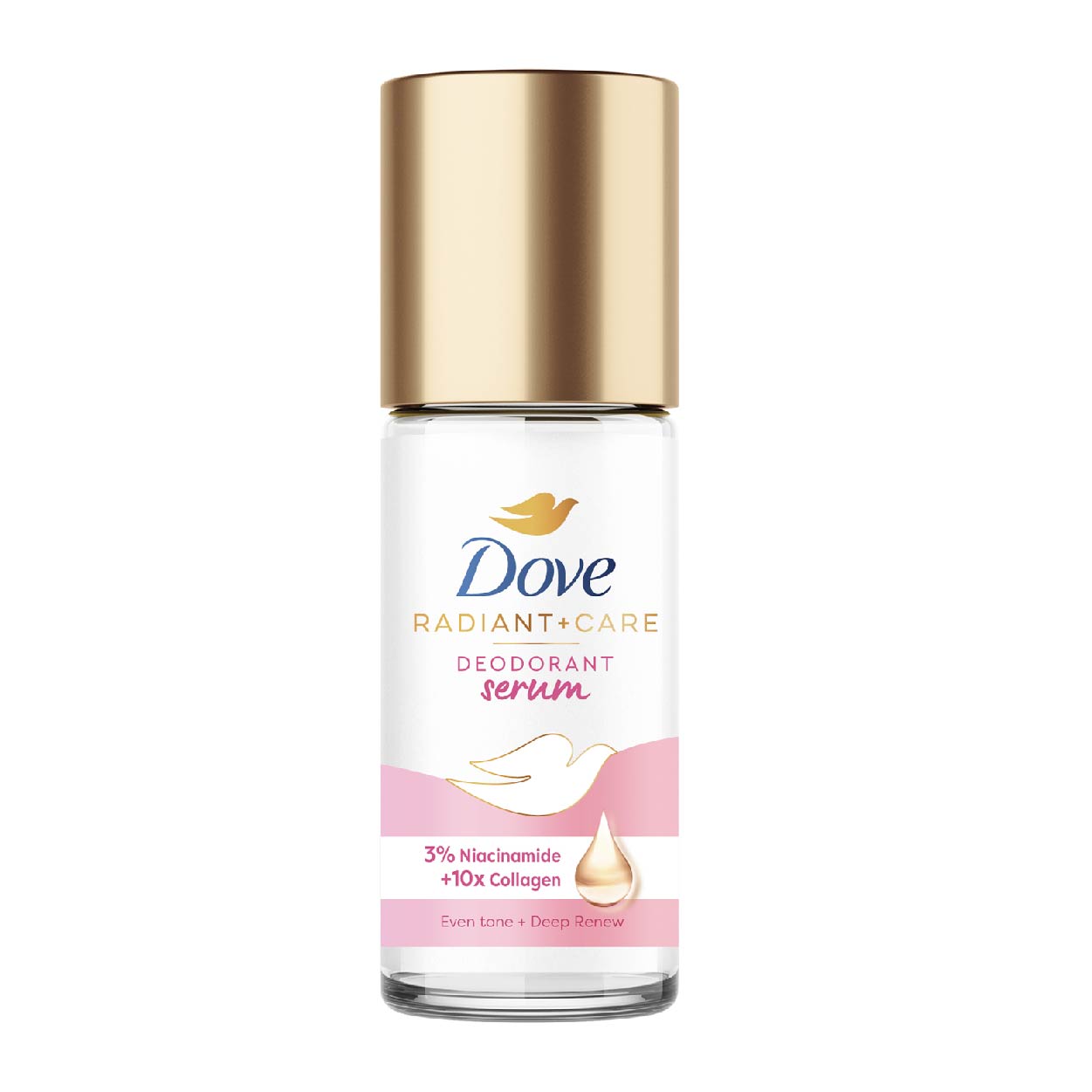 Dove Women Deodorant Roll On Serum Niacinamide + Collagen 45ml