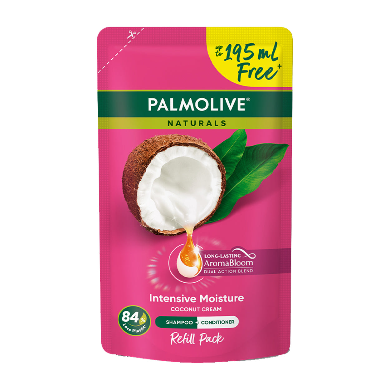 Palmolive Naturals Shampoo Intensive Moisture Pink 600ml Refill