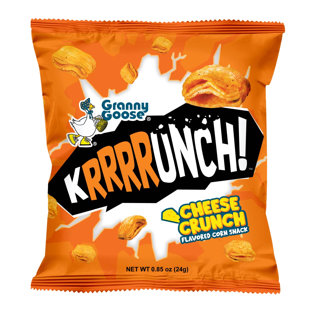 Granny Goose Krrrrunch Corn Snacks Cheese 24g
