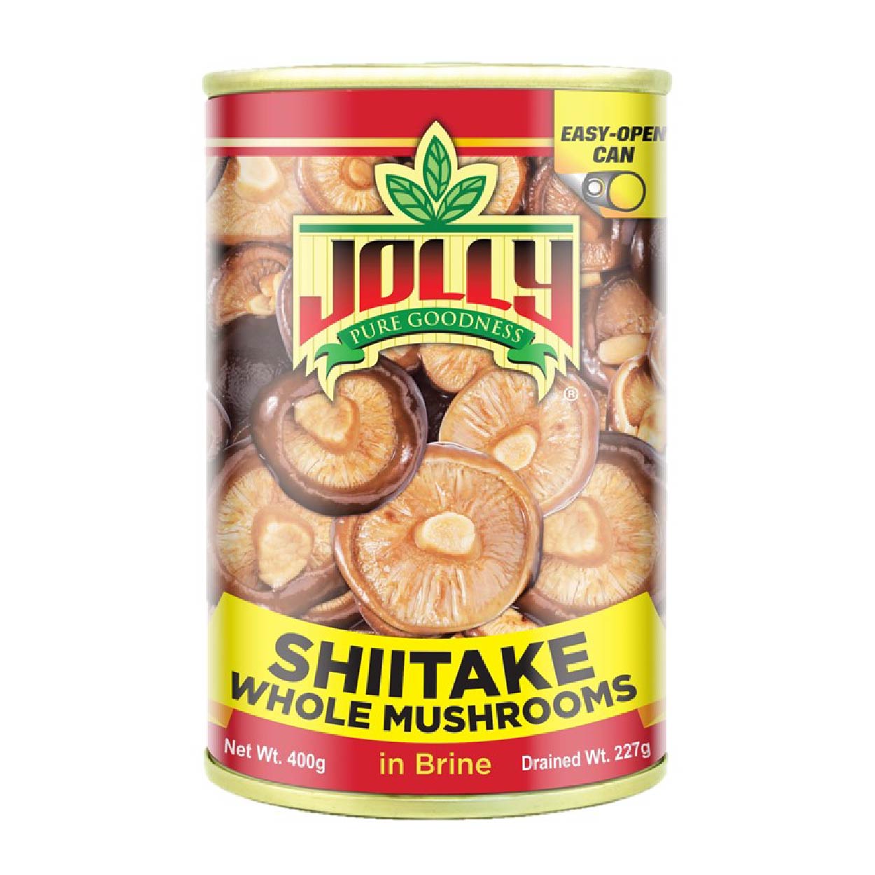 Jolly Whole Shiitake Mushrooms in Brine Easy Open Can 400g