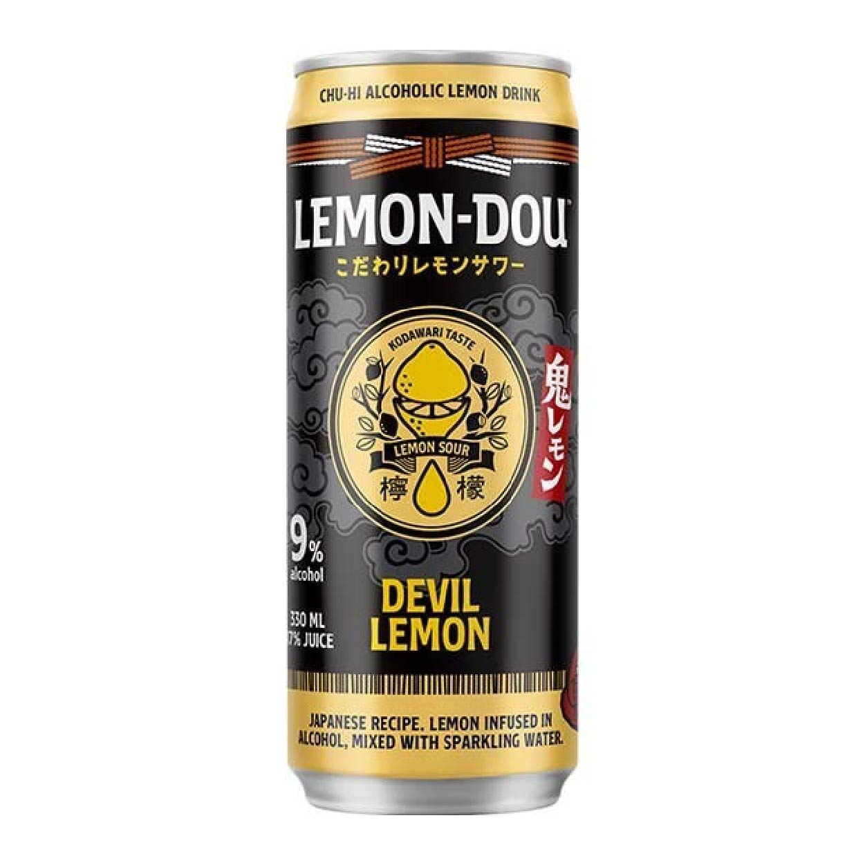 Lemon-Dou Devil Lemon Chu-Hi Alcoholic Lemon Drink 330ml