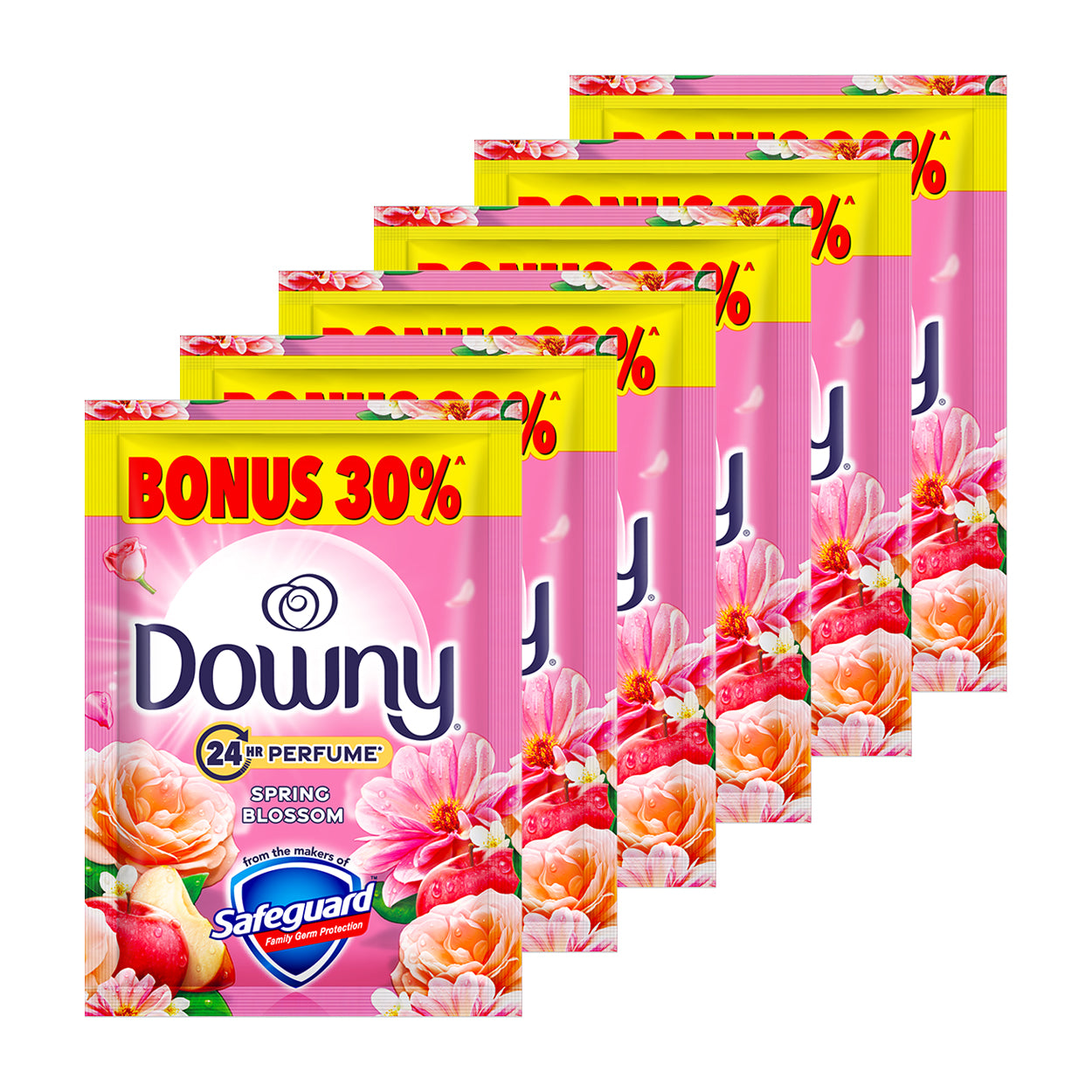 Downy Perfume Fabric Conditioner Antibac Spring Blossom 6x24ml
