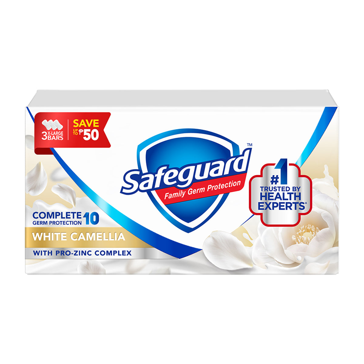 Safeguard Soap White Camellia 3x160g SAVE