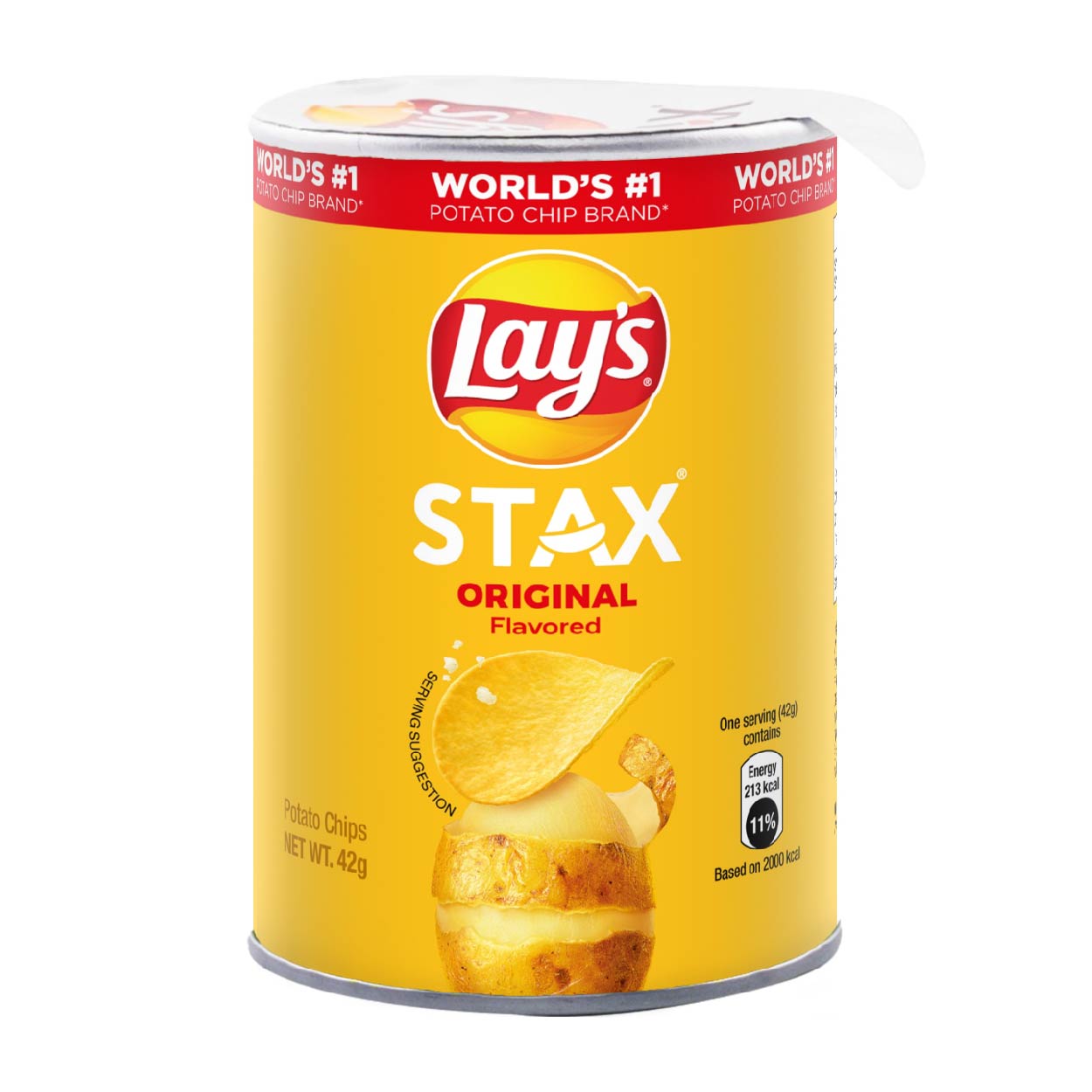 Lay's Stax Original Flavour Potato Chips 42g