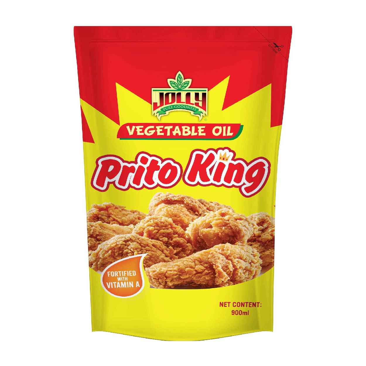 Jolly Prito King Vegetable Oil Pouch 900ml