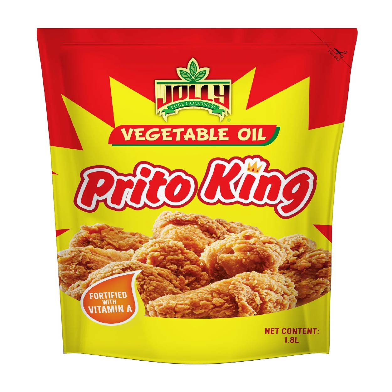 Jolly Prito King Vegetable Oil Pouch 1.8L