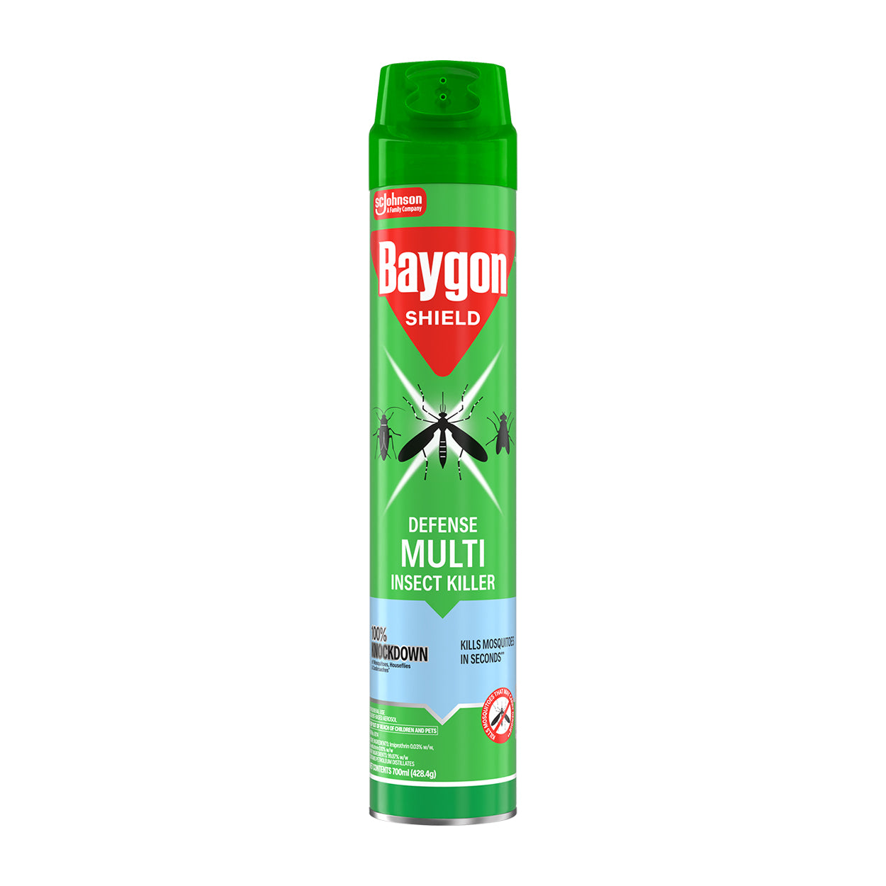 Baygon Shield Defense Multi Insect Killer Aerosol 700ml